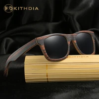 kithdia brand polarized wooden sunglasses men women brand designer uv400 bamboo sunglasses colorful coating mirror lens