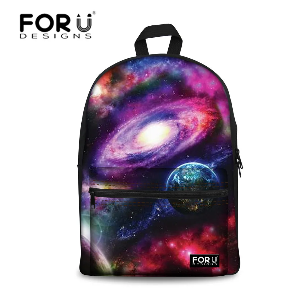 Школьный ранец FORUDESIGNS школьный рюкзак с принтом галактики и космоса для девочек