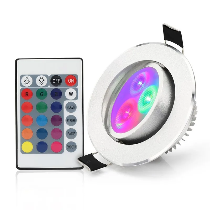 6 Вт RGB светодиодный потолочный светильник с регулируемой яркостью беспроводной