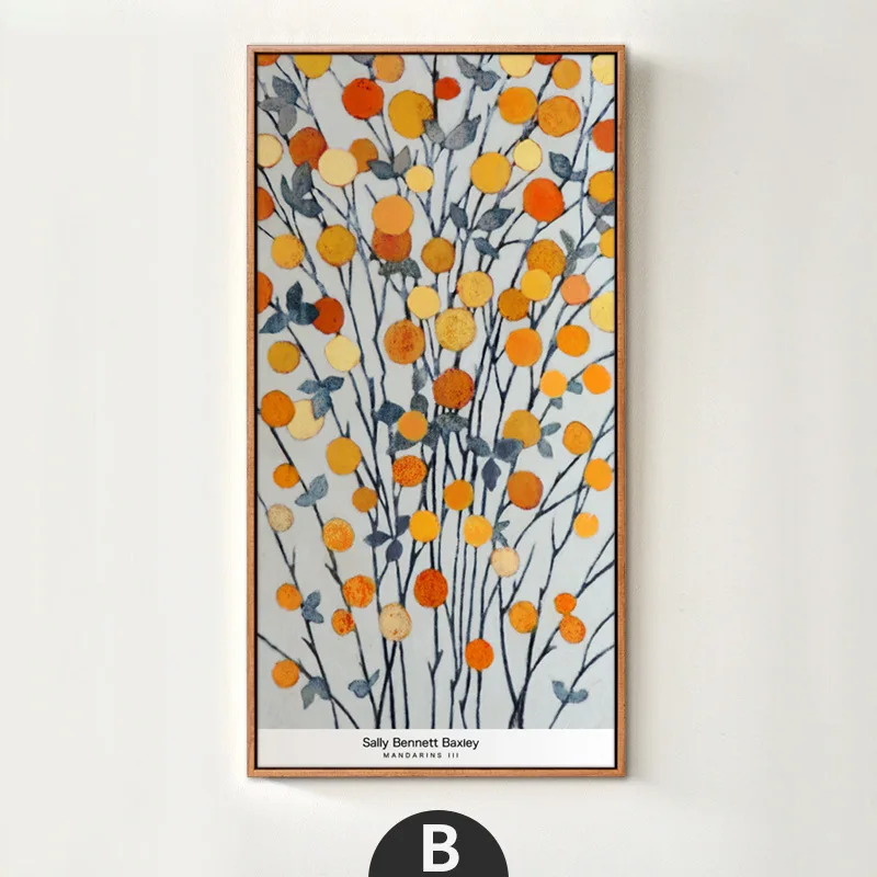 

Oubei Art Modern Home Decor Abstract Flower Canvas Painting Wall Art Pictures For Living Room Posters and Prints No Frame