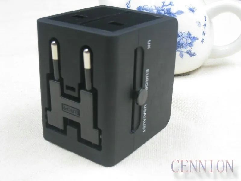 2017 2 1 а Универсальный дорожный адаптер зарядное устройство для телефона с евро