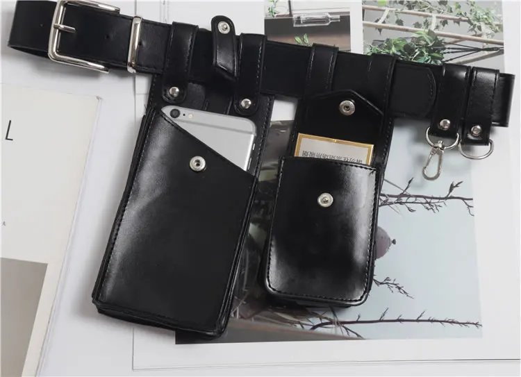 XITAO Women Cummerbunds Korea Fashion Dark Fashion New Concave Shape Street Shoot Multi Function Belt Pockets WBB4334