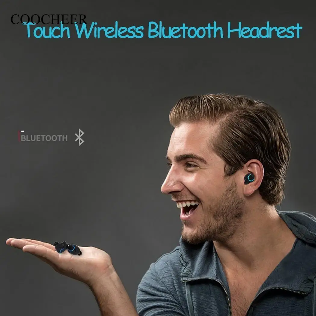 Двойная Беспроводная Bluetooth гарнитура 4 2 Q18 Скрытая мини Bluetooth|Наушники и