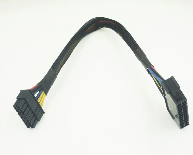 10 шт./лот ПК ATX 24 контакта до 14 контактов кабель питания 18AWG провод для материнской