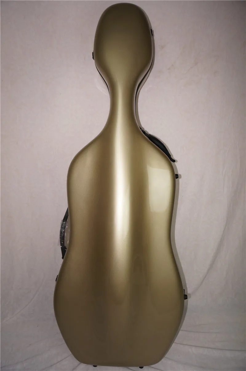 Темно-зеленый 4/4 новый жесткий Виолончель чехол стекловолокно прочный черный #31