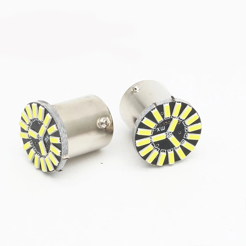 YSY 50 шт./лот DC12V S25 1156 Ba15s 19SMD 4014 LED Canbus Автомобильный задний тормоз запасной