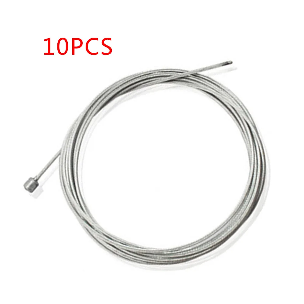 10PCS 1/2/5/10 шт Велоспорт фиксированной Шестерни Трос стояночного тормоза м велосипедный тормоз велосипедов переключения передач сердцевина, Внутренний провод Сталь Скорость линии 88 B2Cshop - Цвет: 10PCS