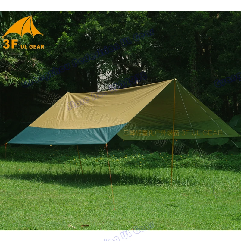 Высокое качество 3F UL Gear 5*4 4 m прямоугольник 210T полиэстер ПУ с серебряным покрытием
