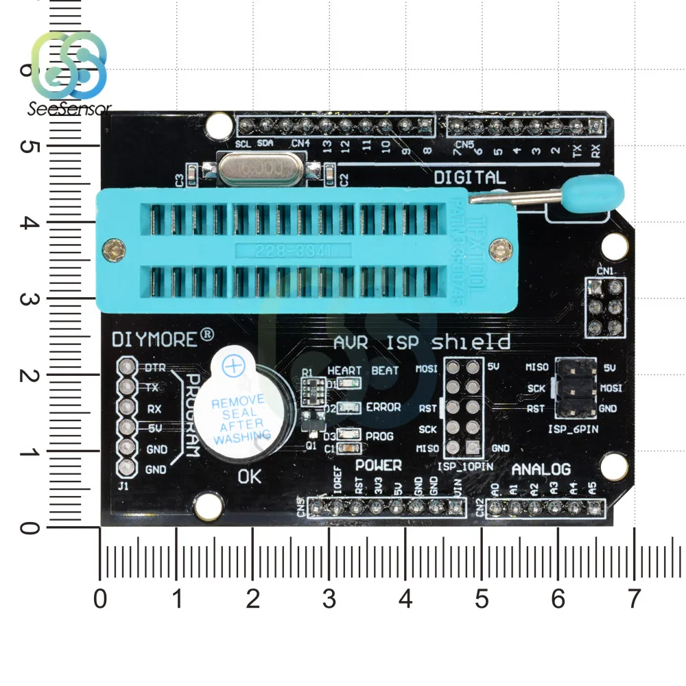Программируемый Модуль платы расширения AVR ISP для Arduino Uno R3 мини модуль