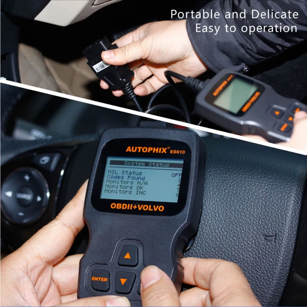 Считыватель кодов Autophix ES610 OBD2 автомобильный диагностический сканер инструмент