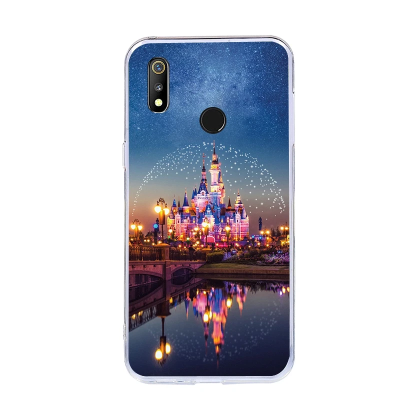 Чехол для OPPO Realme 3 мягкие силиконовые чехлы телефона с рисунком 6 22 дюйма
