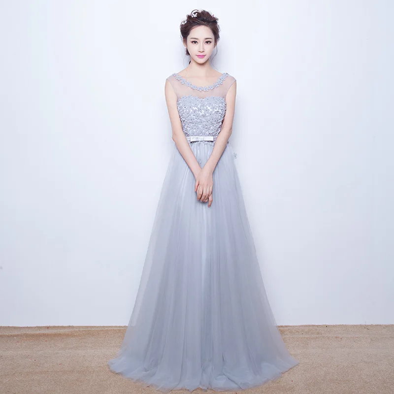 Женское короткое коктейльное платье Robe De Soiree ТРАПЕЦИЕВИДНОЕ серое