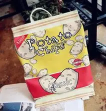 Хит продаж новая мода Harajuku женский милый PU 3D рюкзак с картофельными чипсами