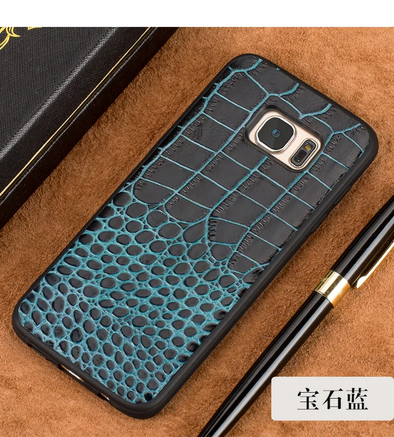 Чехол из натуральной кожи для Samsung Galaxy S7 G9300 задняя крышка мобильного телефона Edge