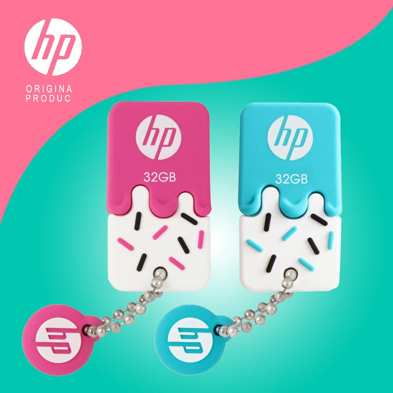 Оригинальный hp USB флэш диск 32 ГБ флеш накопитель 64 com X178b 16 Гб мультфильм Cle usb мини