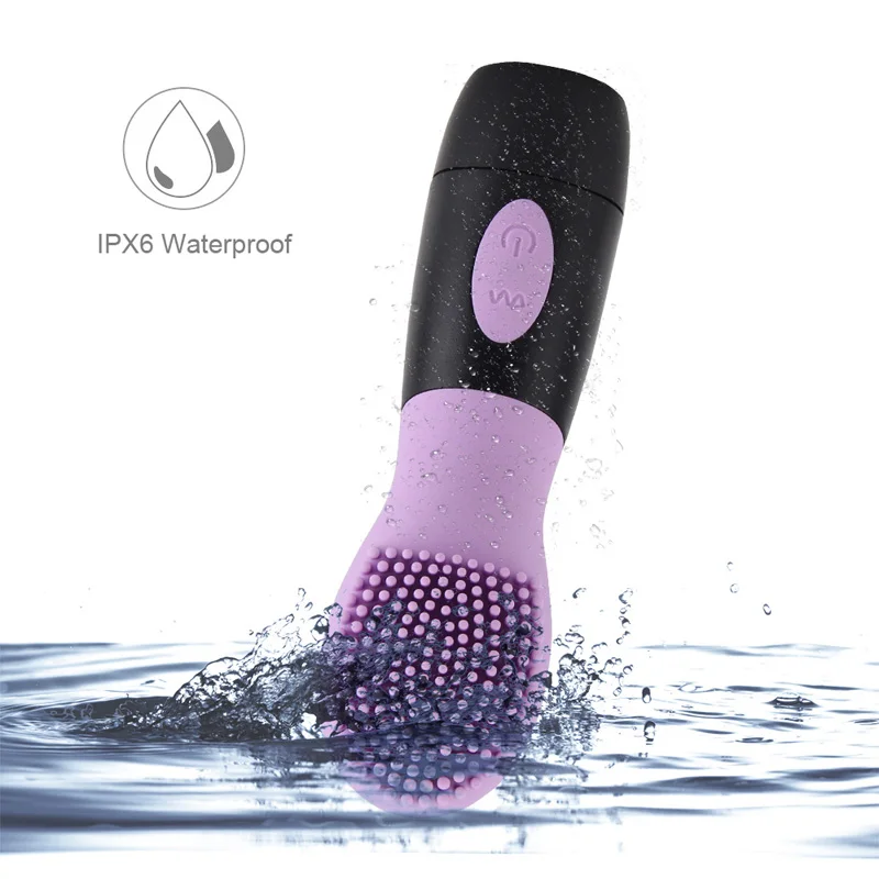 

Skineat Silicone Facial Cleansing Brush Electric Face Cleanser Pore Oil Clean Vibration Massager For Skin Care Body Massage