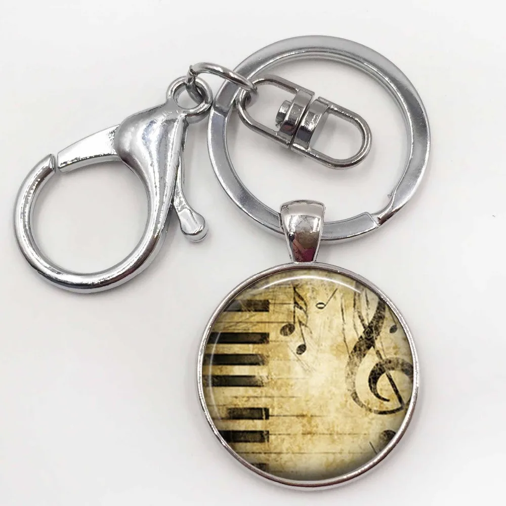 Подвеска с клавиатурой и высокими частями музыкальный подарок ожерелье для