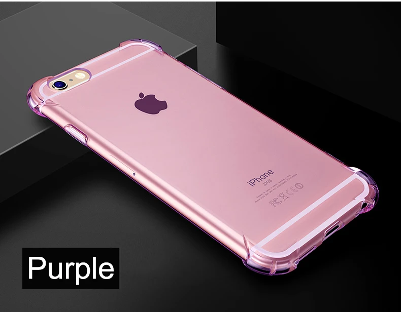 Супер Противоударный чистый мягкий чехол для iPhone 6 s 6S 7 8 Plus 7Plus 8 Plus iPhone 11 Pro X XS Max XR силиконовый чехол для задней панели сотового телефона