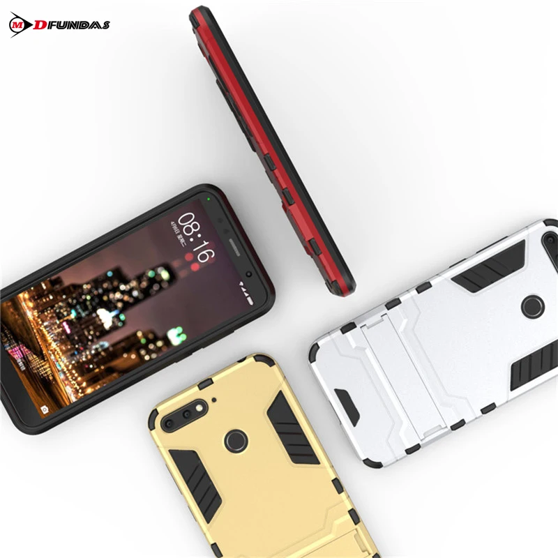Чехол для Huawei Honor 7A Pro чехол 7 A силиконовый пластиковый гибридный жесткий золотой