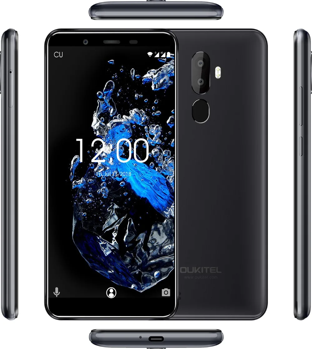 OUKITEL U25 Pro 5," FHD 4G смартфон MT6750T Восьмиядерный 4 Гб ОЗУ 64 ГБ Android 8,1 13 МП Двойная камера gps отпечаток пальца мобильный телефон