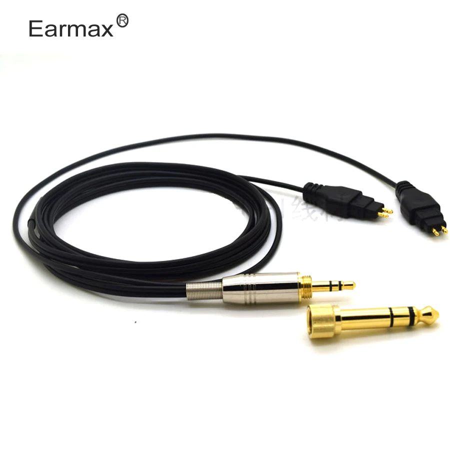 

Сменный кабель Earmax для Sennheiser HD25 HD25-1 HD25-1 II HD25-C HD25-13 наушники Fone De Ouvido наушники, Аудиокабели