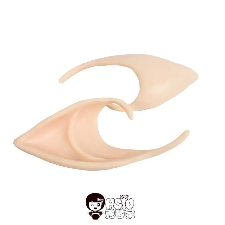 HSIU хорошее качество Новые латексные Феи эльф Пикси уши косплей аксессуары мягкие