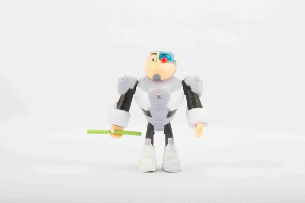 5-13 см подростковые Титаны Go Фигурки игрушки Робин Зверь Мальчик Ворон киборг Титаны Фигурки игрушки для детей