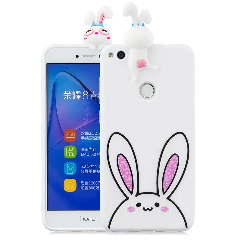 Силиконовый чехол из ТПУ для Huawei Honor 8 Lite 3D-чехол с милой пандой единорогом