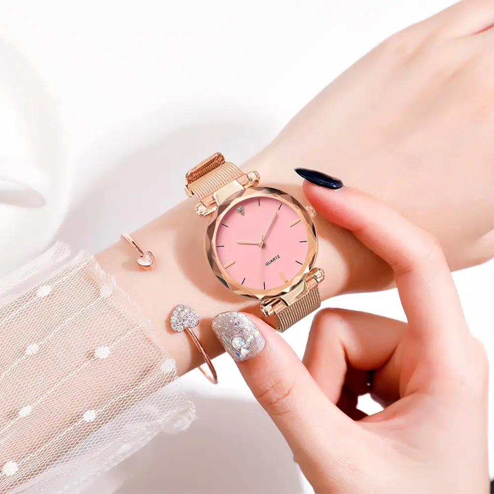 Relogio Feminino женские модные классические золотые кварцевые часы из нержавеющей