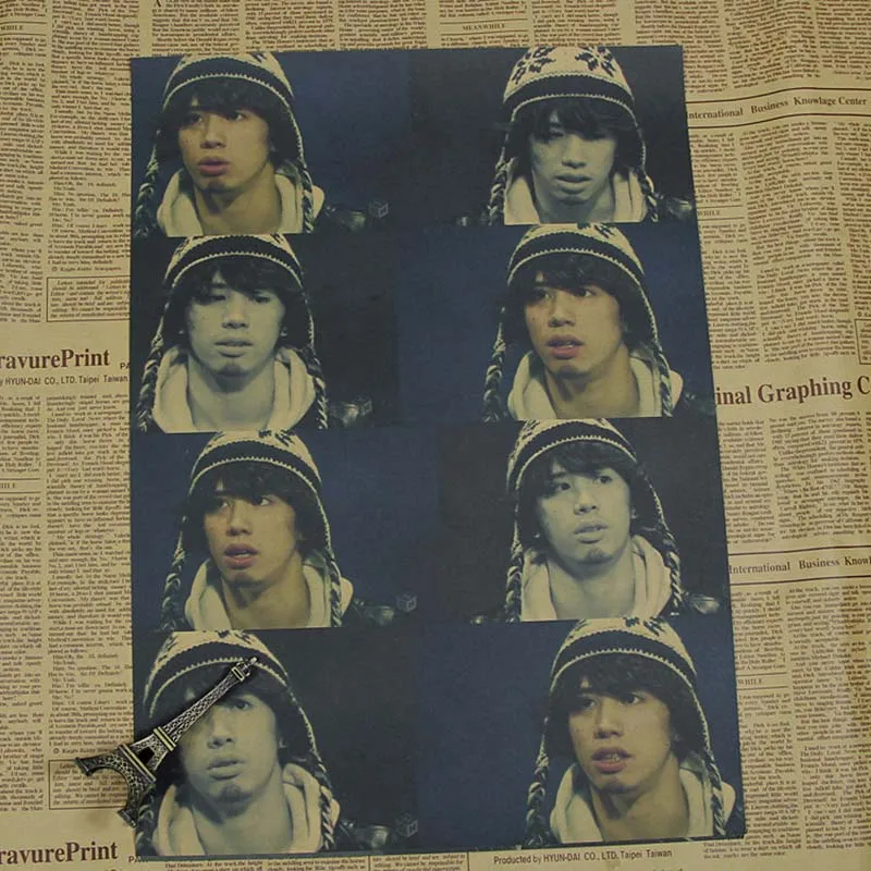 COSY MOMENT ONE OK ROCK Janpanese Rock Band ВИНТАЖНЫЙ ПЛАКАТ Ретро украшение дома кафе настенная декоративная живопись постер QT374 - Цвет: Синий