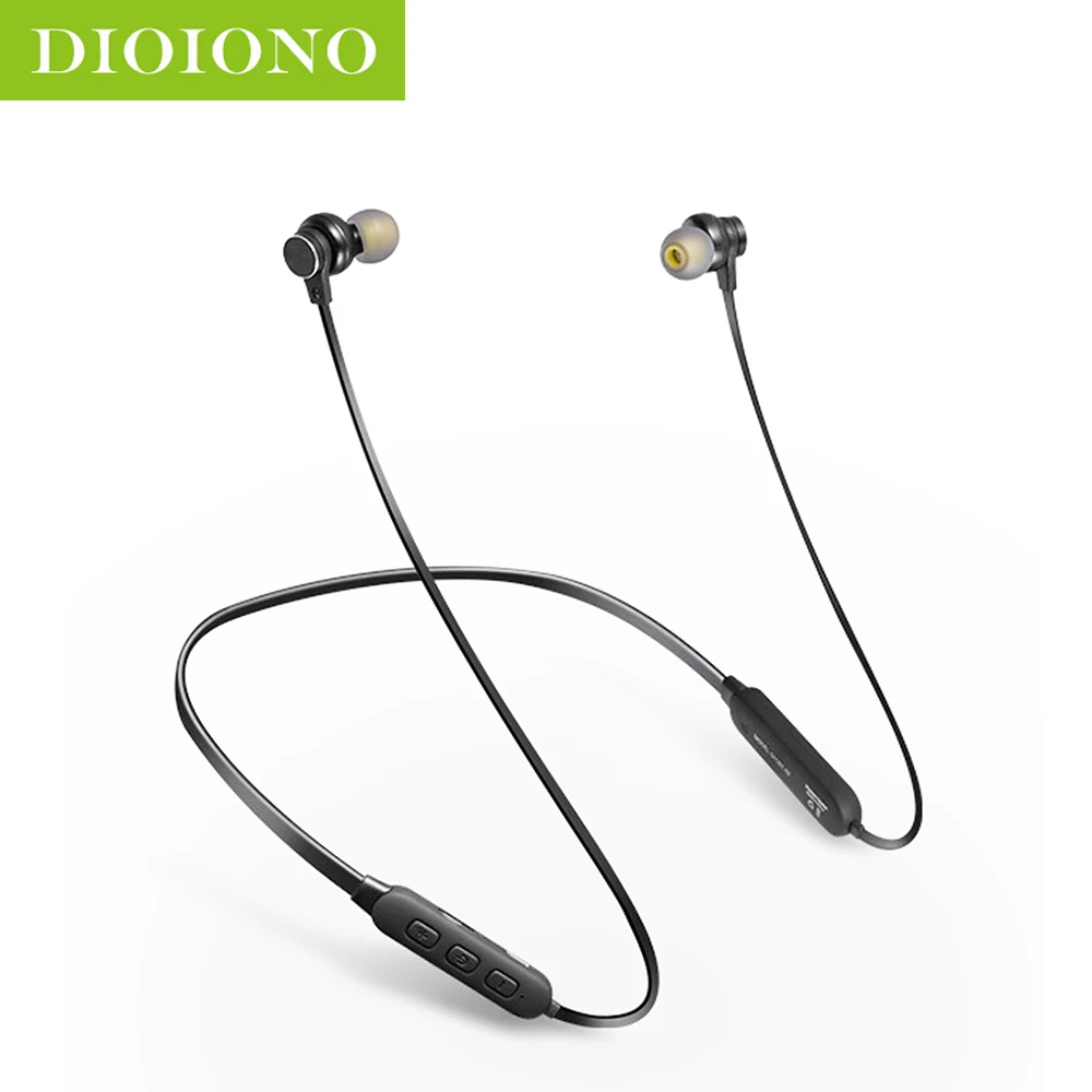 DioIono Беспроводные спортивные наушники с Bluetooth HD HIFI стерео Поддержка TF карты