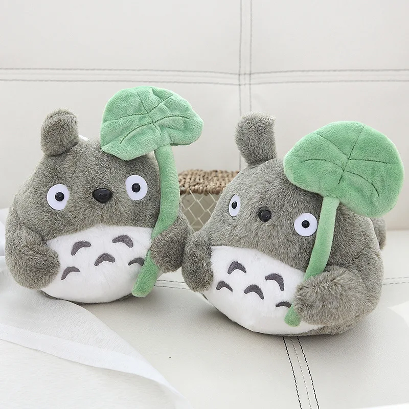 20 cm Cartoon Movie Soft TOTORO Plush Toy Stuffed Lotus Leaf Totoro For Fans | Игрушки и хобби