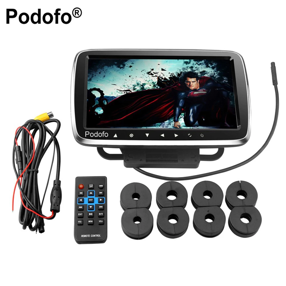 Podofo " монитор подголовника автомобиля с экран просмотра DVD KTV музыкальный плеер