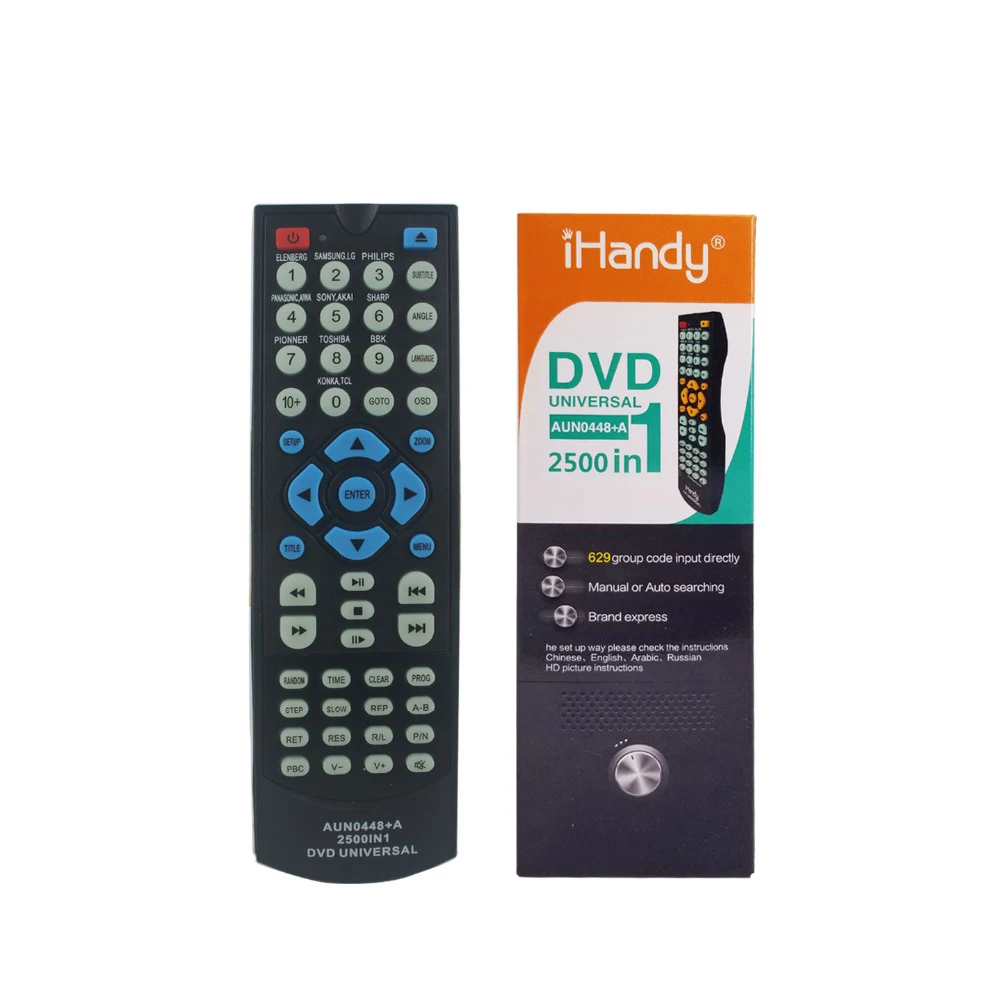 

Universal DVD remote control USE 2000IN1 FOR ROYAL LRIPL HAIKO RBITZ HAIER RBITZ HANSMANN HYUNDAI RENTEC RCA FUTEK DIFRNCE ZAIKO