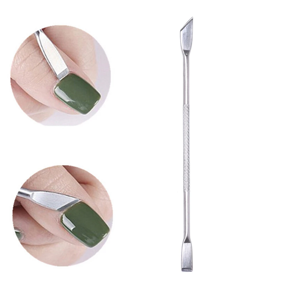 1 шт. серебристые инструменты для гель-лака ногтей |