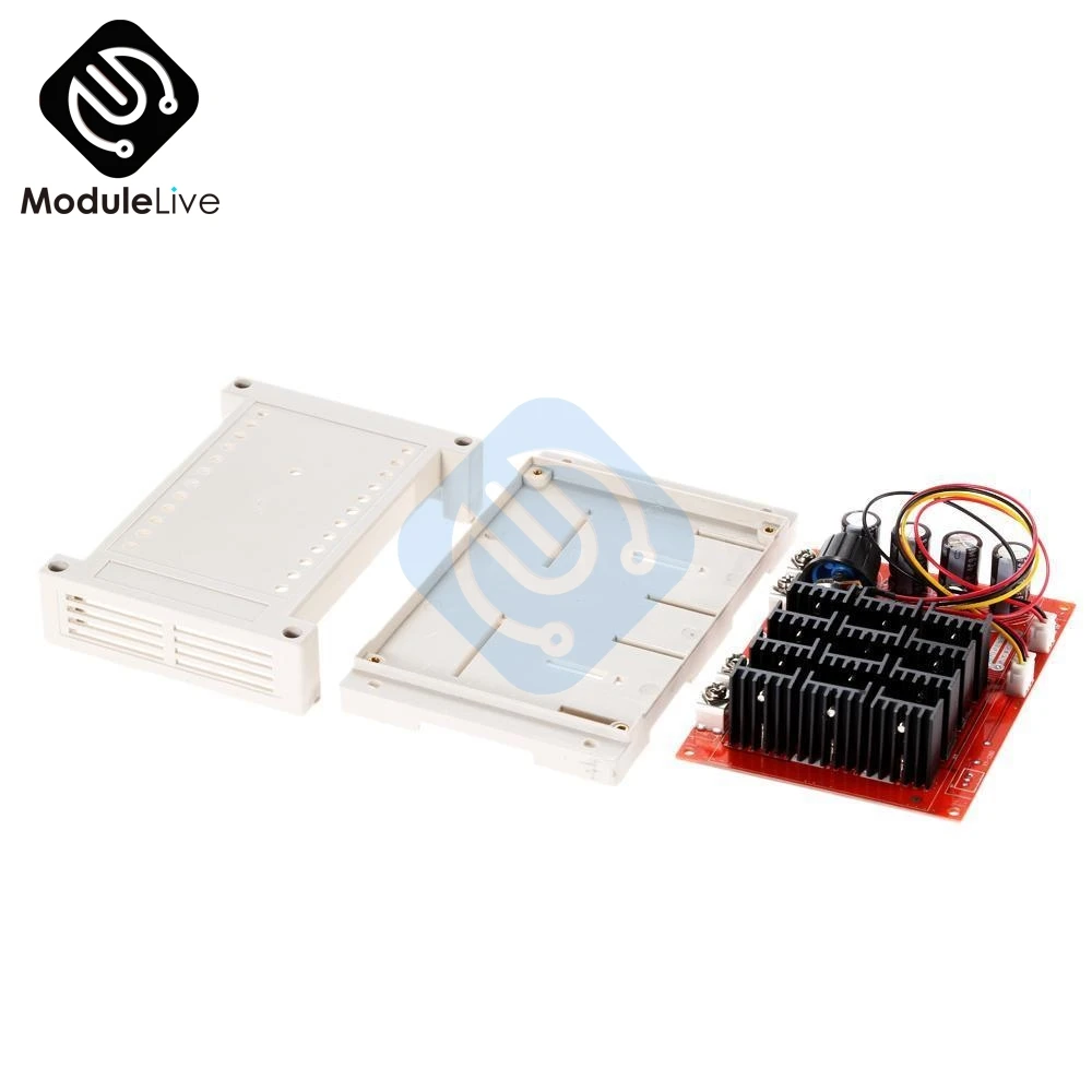 10-50 В постоянного тока 60 А контроллер скорости двигателя PWM HHO RC 12 в 24 48 3000 Вт чехол |