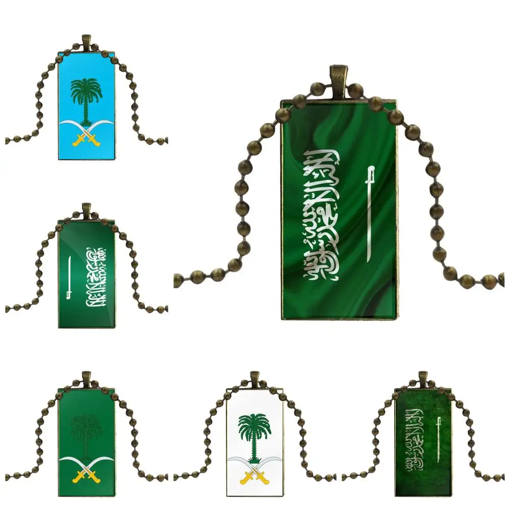 Для девочек Эффектное длинное стеклянное ожерелье с подвеской ручная работа