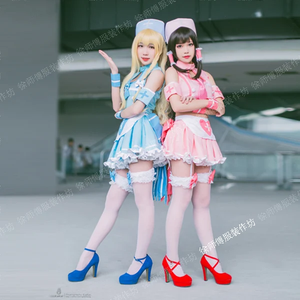 TouHou Project Cosplay Kirisame Marisa/Hakurei Reimu костюм для косплея комплект медсестры