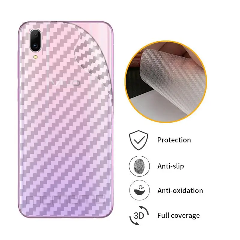 3D защитная пленка из углеродного волокна VIVO Y91 Y91i Y93 Y93S Y95 Y97 Защитная для задней