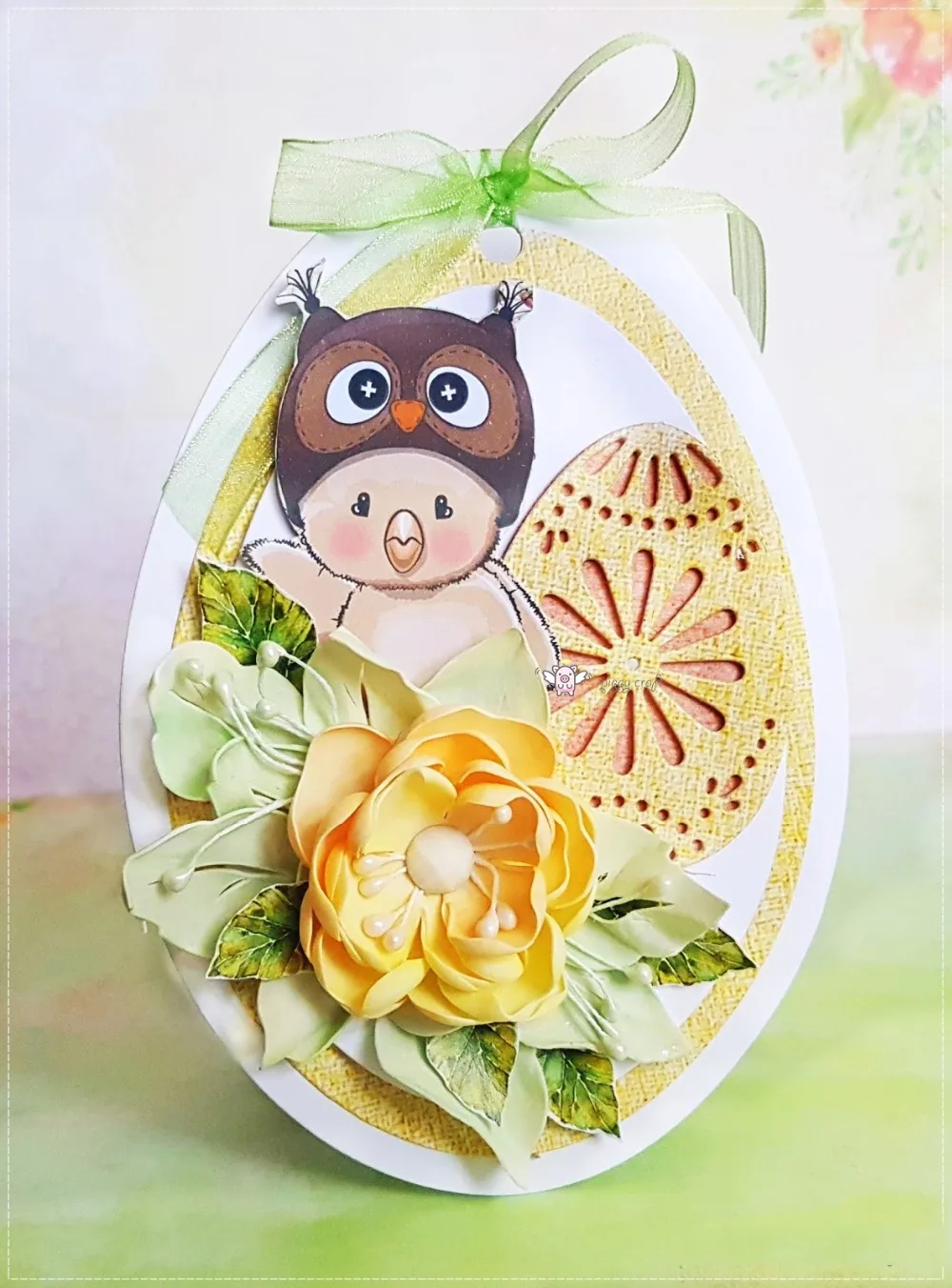 Piggy Craft metal cutting dies cut die mold Easter eggs decoration Scrapbook paper craft knife mould blade punch stencils | Дом и сад