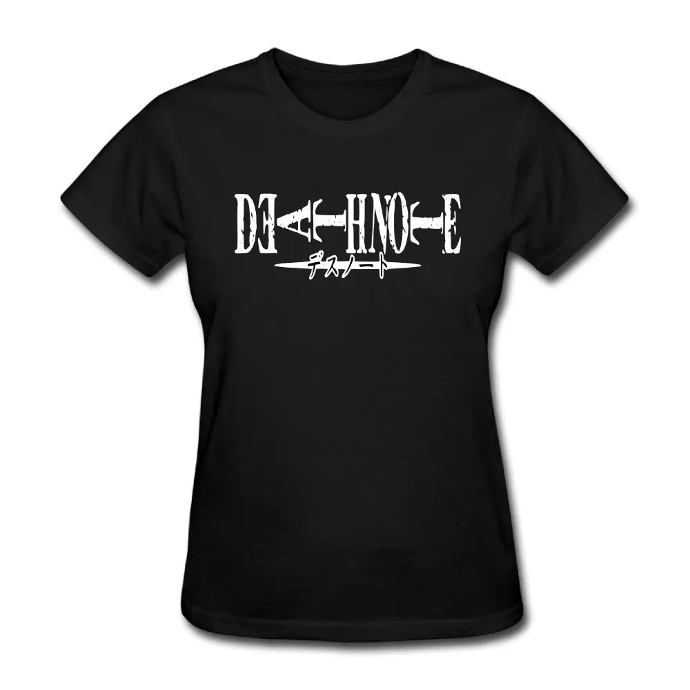 Женские футболки с 3d принтом SAMCUSTOM Death Note забавные повседневные женские топы