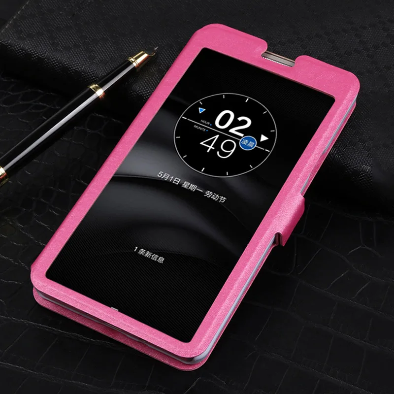 Окошком на лицевой панели, чехол для телефона ZTE Blade A603 A610 AF3 D3 D6 чехол флип-чехол с подставкой Чехол для Nubia M2 Lite L5 плюс A310 A320 fundas