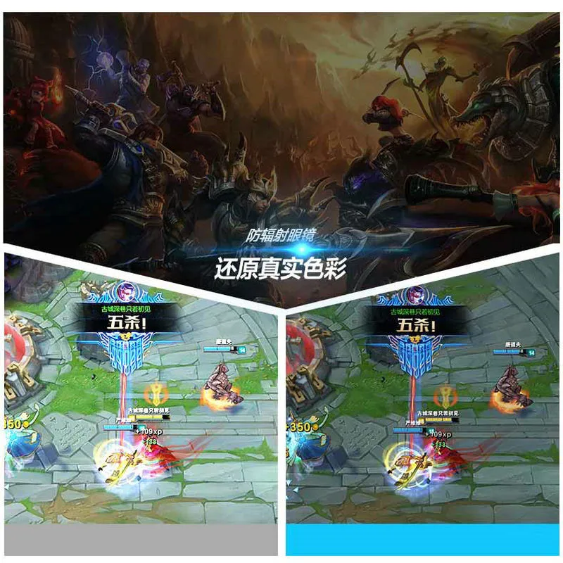 MINCL/блокировки синий свет очки для чтения Light компьютерная игра усталость глаз