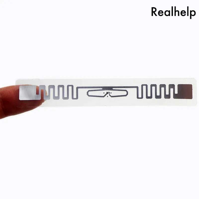 6C 6B UHF 915 МГц RFID 9662 прозрачная этикетка тег для электроники Клейкая Этикетка