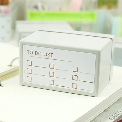 Todo List Корейский блокнот декоративная печать, чтобы сделать список ежемесячный недельный аксессуары для планировщика офисные школьные принадлежности Канцтовары - Цвет: Todo List