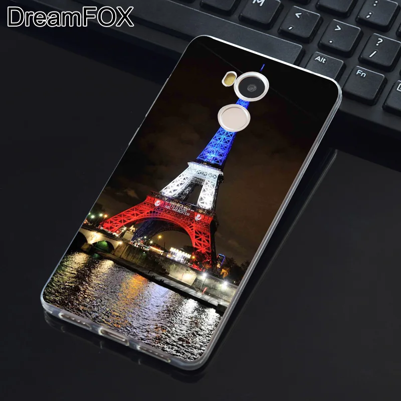 DREAMFOX M122 Париж Эйфелева башня Мягкий ТПУ силиконовый чехол для Xiaomi Redmi Note 3 4 4X5 5A 6 7