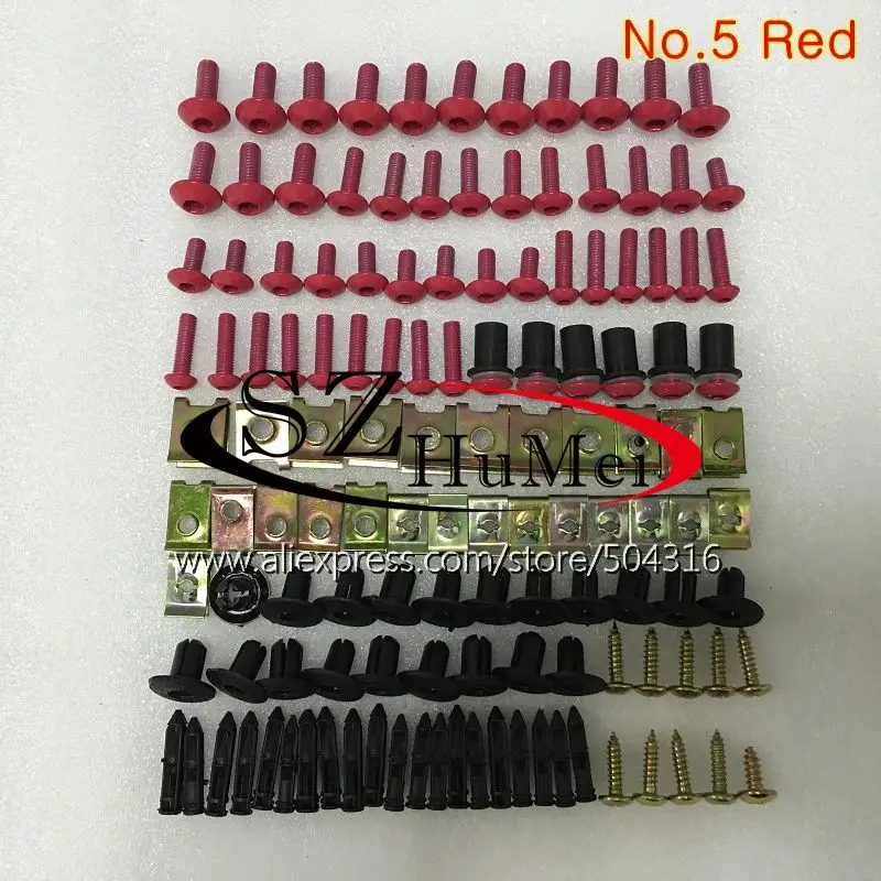 Болты обтекаемой формы Полный Комплект болтов для HONDA VTR1000 00 01 02 03 04 05 06 RC51 SP1 SP2 VTR 1000 2000 2006 лобового стекла автомобиля болтов винтов гаек