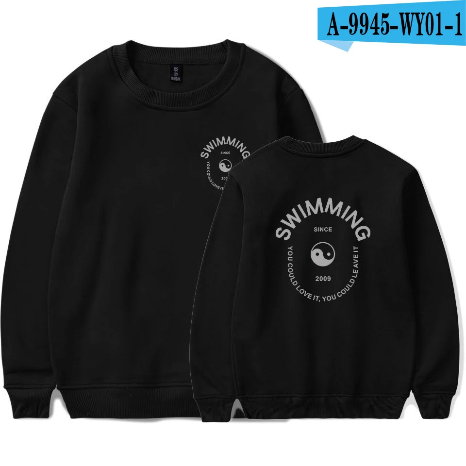 Black Mac Miller толстовки для плавания, мужские повседневные толстовки с круглым вырезом, Harajuku пуловер, толстовка, модные женские крутые топы размера плюс - Цвет: Black