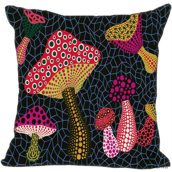 Square Pillowcases Декоративная Наволочка на заказ Yayoi Kusama квадратная Наволочка на молнии лучший подарок 35X35,40x40,45x45 см(одна сторона) 180516-10 - Цвет: Square Pillowcases