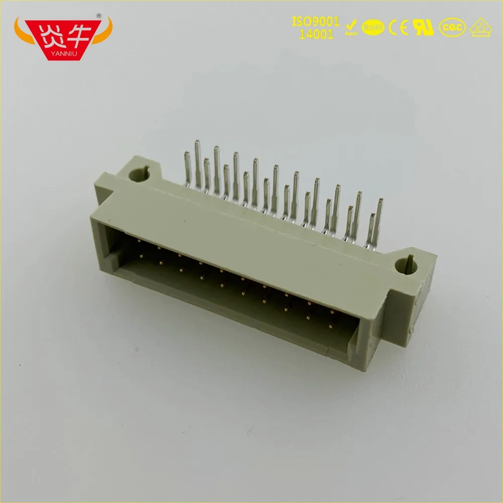 50 шт. 220 DIN41612 DIN разъем 710 1100 2120 R 2*10P 20PIN мужской правый Угловые булавки Европейский
